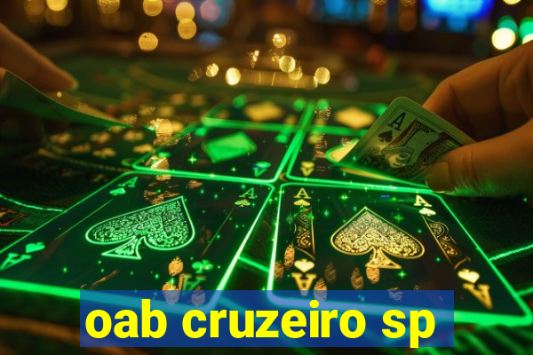 oab cruzeiro sp