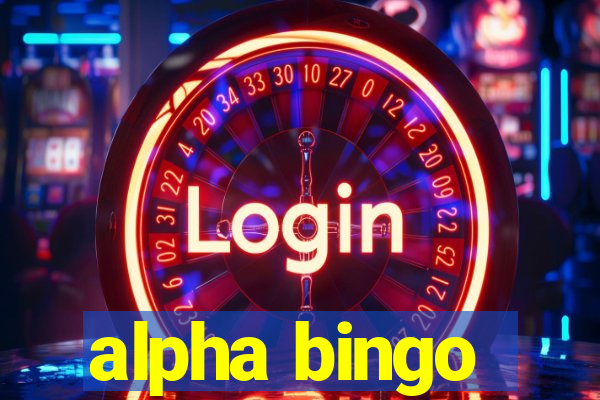 alpha bingo