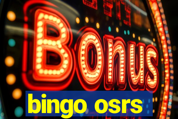 bingo osrs