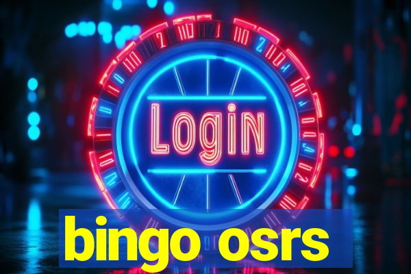 bingo osrs