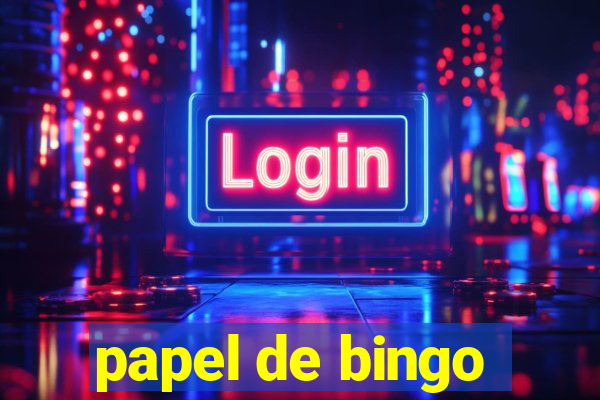 papel de bingo