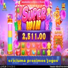 criciuma proximos jogos