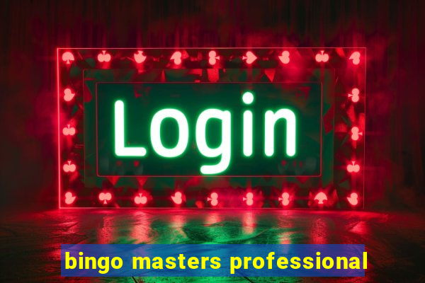 bingo masters professional