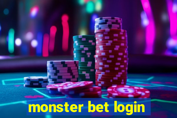 monster bet login