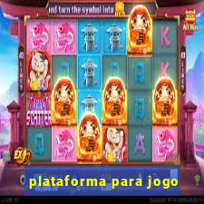 plataforma para jogo