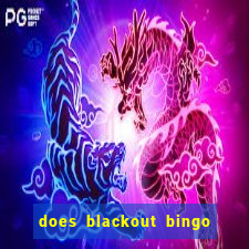 does blackout bingo really pay