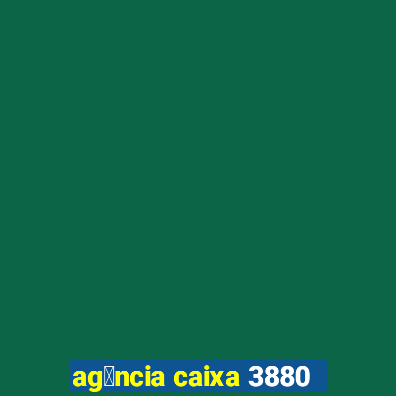 ag锚ncia caixa 3880