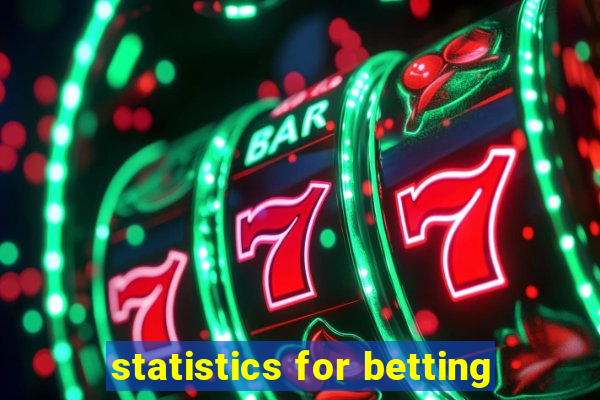 statistics for betting