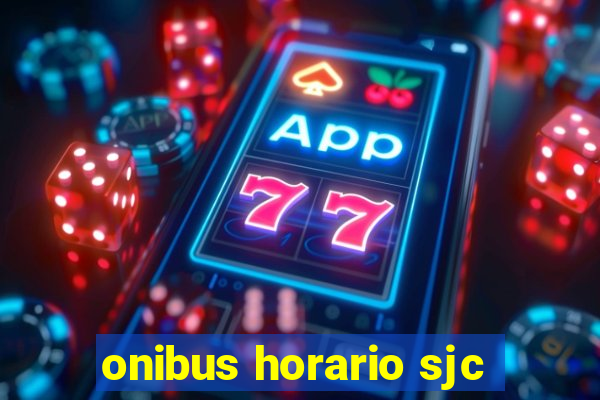 onibus horario sjc