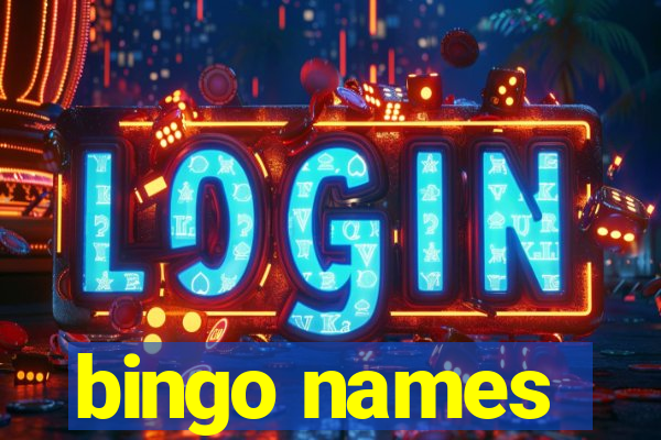 bingo names