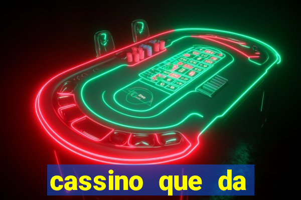 cassino que da dinheiro no cadastro