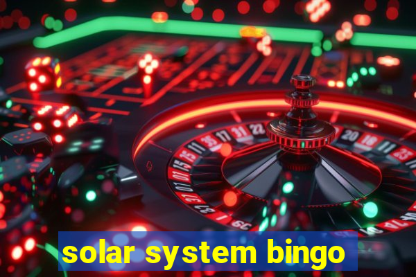 solar system bingo