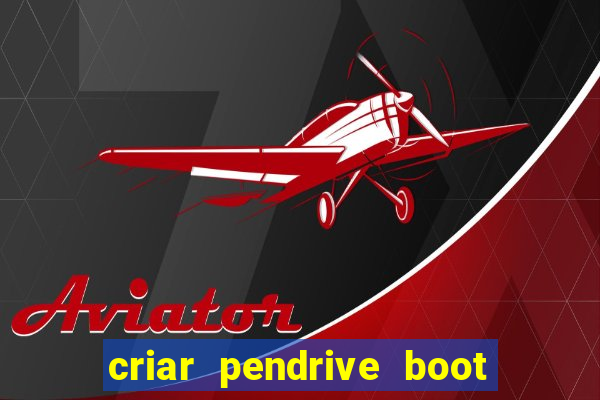 criar pendrive boot windows 10