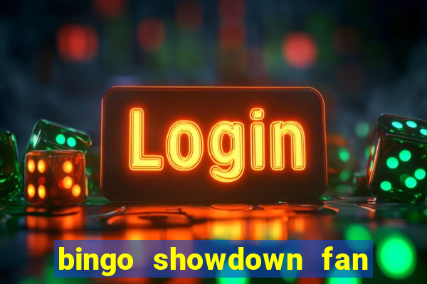 bingo showdown fan page freebies