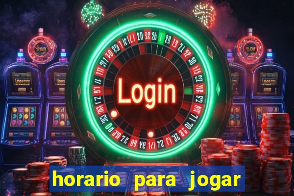 horario para jogar fortune rabbit