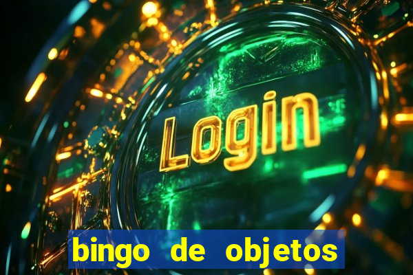 bingo de objetos para imprimir