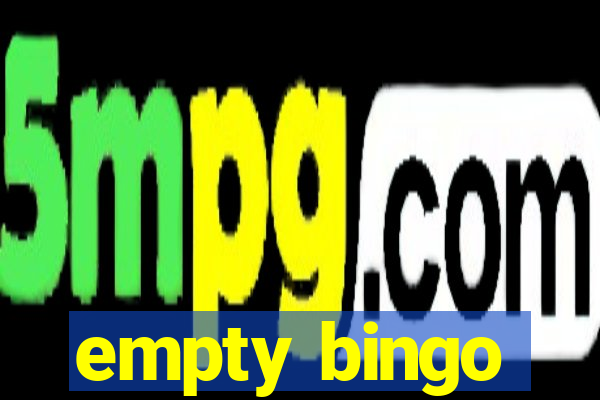 empty bingo