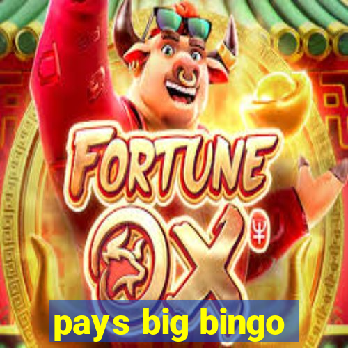 pays big bingo