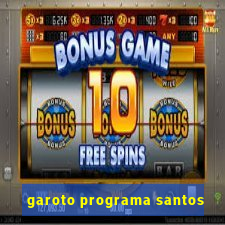 garoto programa santos