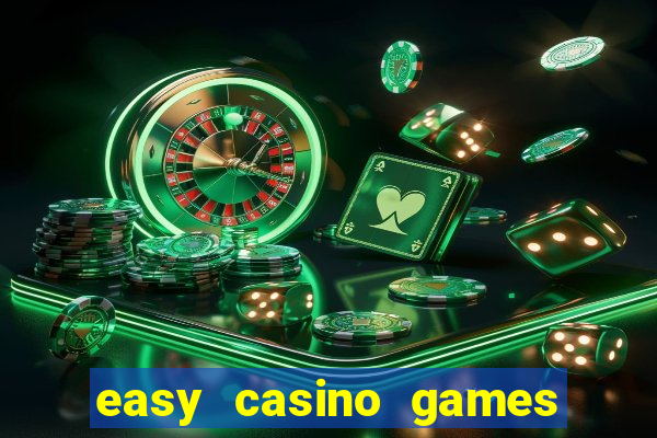 easy casino games to win money