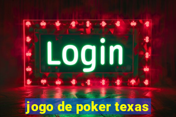 jogo de poker texas