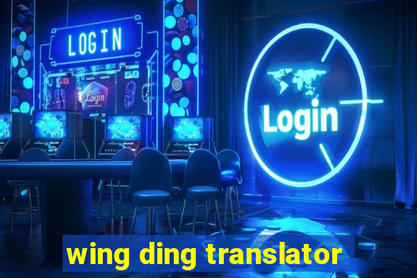 wing ding translator