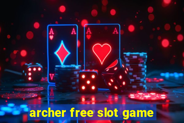 archer free slot game