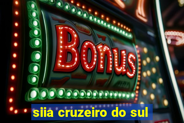 siia cruzeiro do sul