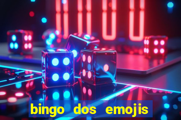 bingo dos emojis para imprimir