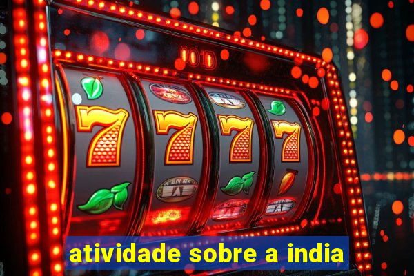 atividade sobre a india