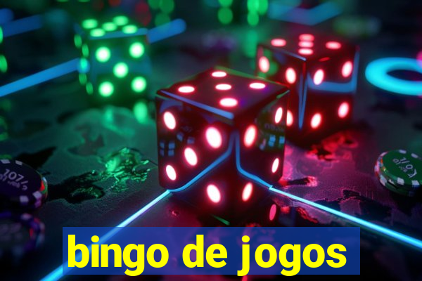 bingo de jogos