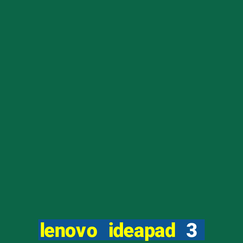 lenovo ideapad 3 ssd slot