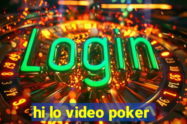 hi lo video poker