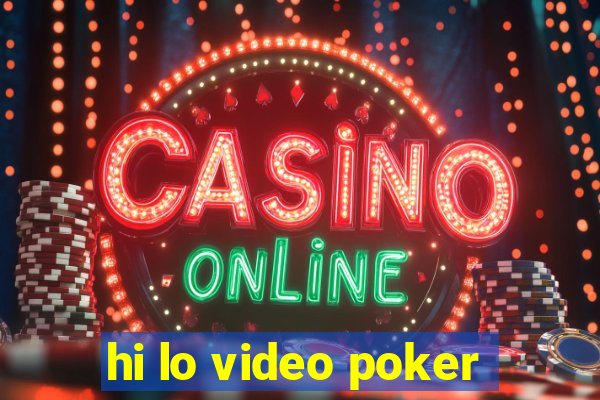 hi lo video poker