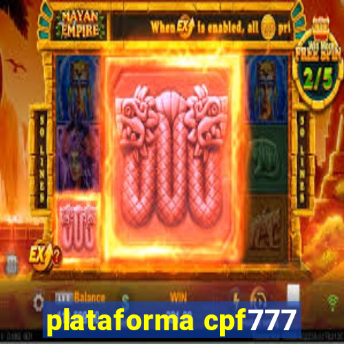 plataforma cpf777