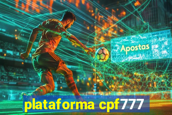 plataforma cpf777