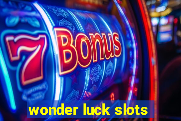 wonder luck slots