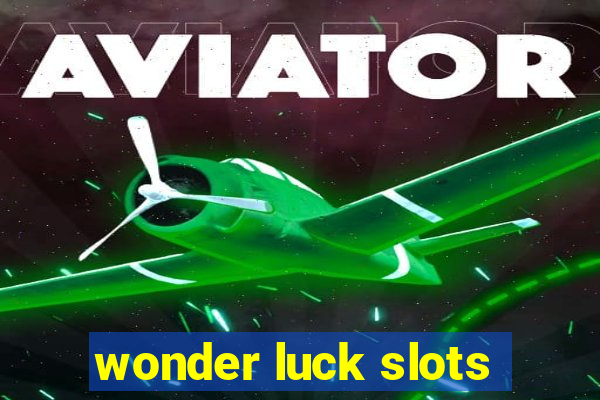 wonder luck slots