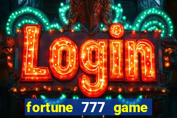 fortune 777 game slot online