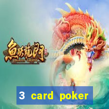 3 card poker casino game