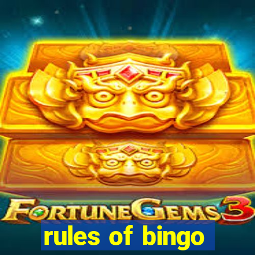 rules of bingo