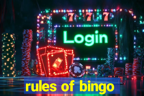 rules of bingo