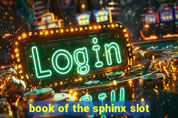 book of the sphinx slot