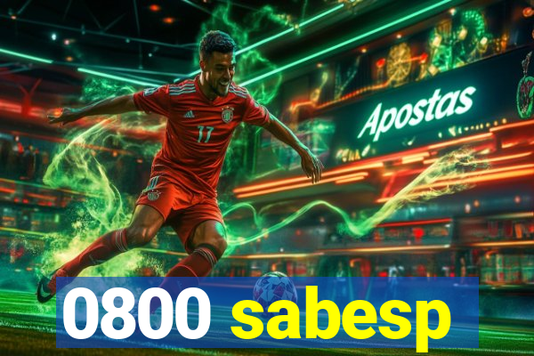 0800 sabesp