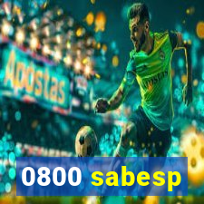 0800 sabesp