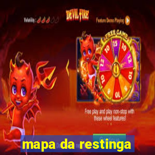 mapa da restinga