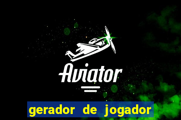 gerador de jogador de futebol