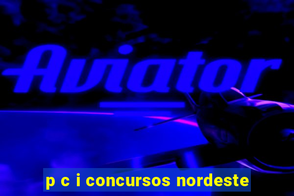 p c i concursos nordeste