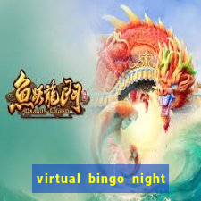 virtual bingo night with friends