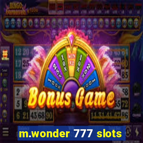 m.wonder 777 slots